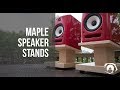 Maple Speaker Stands Maple Speaker Stands