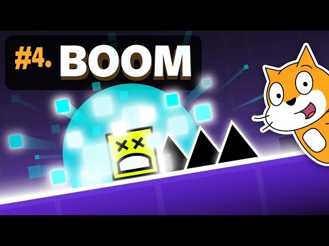 Create Epic Explosions! 💥 Geometry Dash in Scratch #4