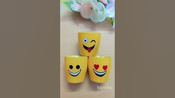 Broken cup reuse craft ideas |DIY broken tea cup decoration ideas #shorts #decoration #shorts