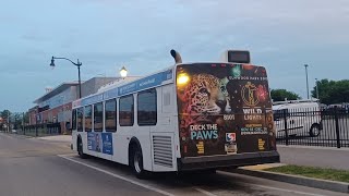 SEPTA Route 96: 2006 New Flyer D40LF #8101 Ride