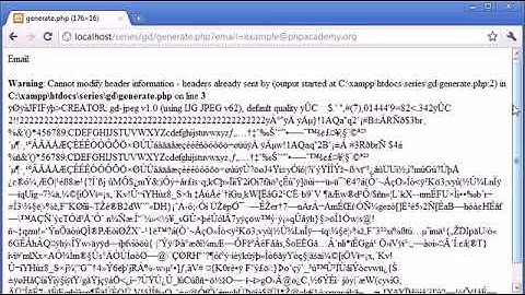 Beginner PHP Protecting Email with String to Image Part 3 PHP Training In Jaipur | PHP
