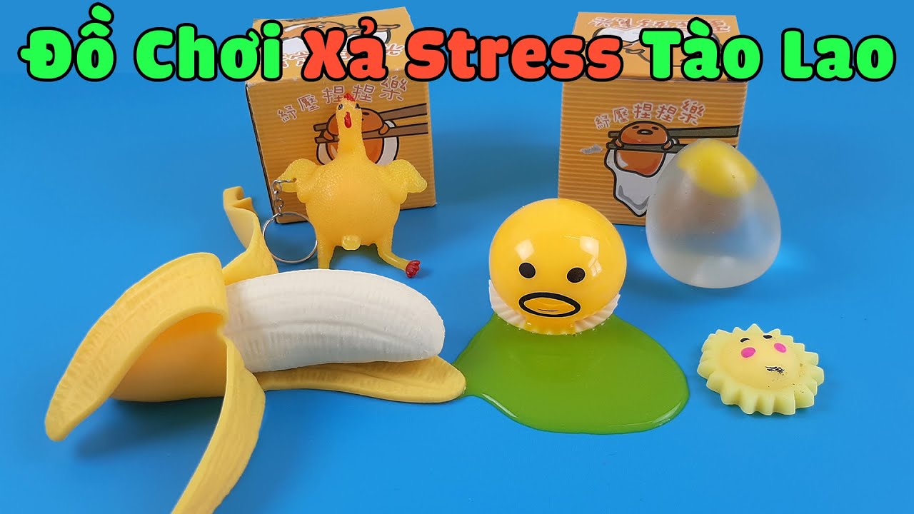 ⁣Tổng Hợp Đồ Xả Stress Tào Lao Mua Trên Shopee - Trứng Lười Gudetama