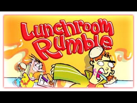 Jogo em flash de guerra de comida do Du, Dudu e Edu l Ed, Edd n Eddy in  Lunchroom Rumble 