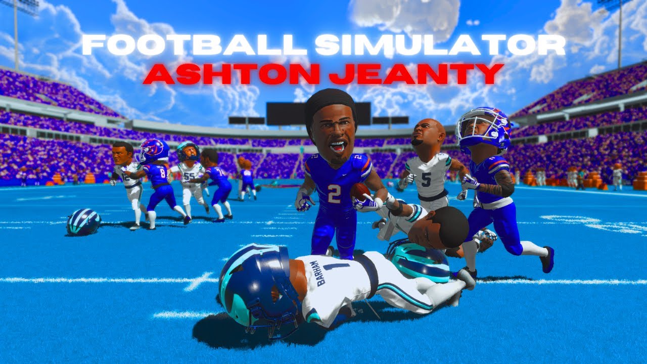 Ashton Jeanty Is UNSTOPPABLE In Football Simulator😱