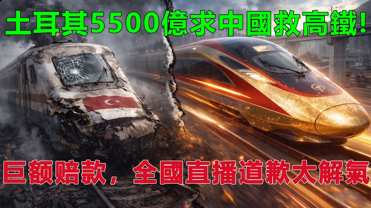 土耳其5500億求中國救高鐵，10年報應太慘烈，全國直播道歉太解氣