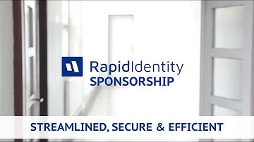 Sponsorship with RapidIdentity
