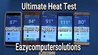 Galaxy Note 7 Vs Oneplus 3 Vs Nexus 6P The Ultimate Heat Test Must Watch