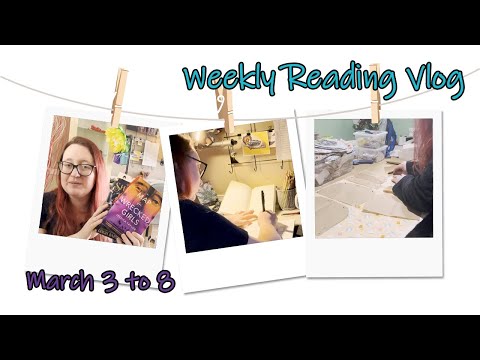 Weekend Reading Vlog | March 3 to 8 | SPRING BREAK! 🌺🌸 Finishing 2 books! 📖