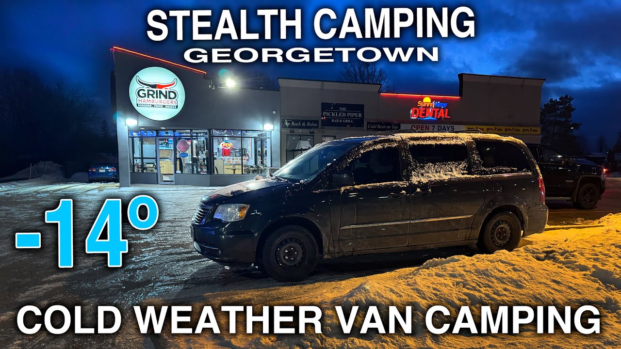 Winter Stealth Camp in Georgetown -14º • Plus Much Needed Upgrades