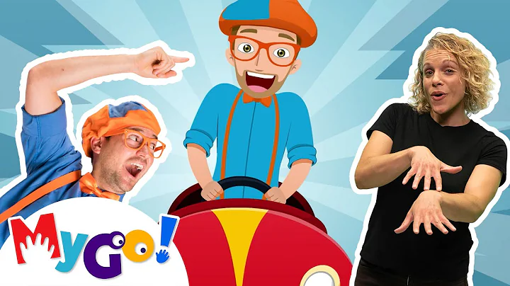 Theme Park Song +More | MyGo! Sign Language For Kids | Blippi - Songs | ASL