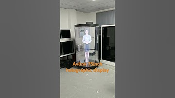 Avlink 75inch holographic display LCD Holobox digital signage transparent showcase best factory