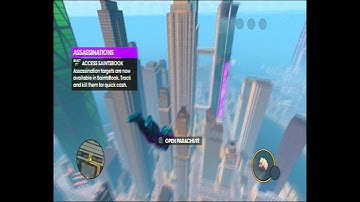 Skydiving in Steelport Saints Row The Third