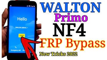 Walton Primo NF4 Frp Bypass | Google Account Unlock. New Tricks 2022