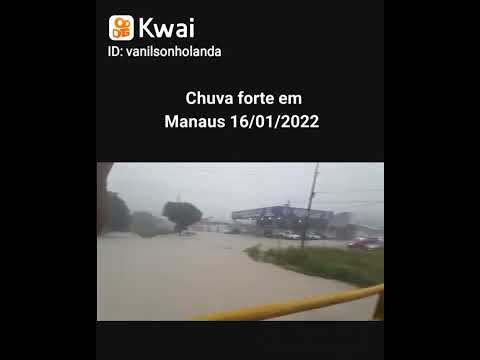 Chuva forte em Manaus