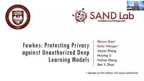 Fawkes: Protecting Personal Privacy against Unauthorized Deep Learning Models (USENIX Security 2020)