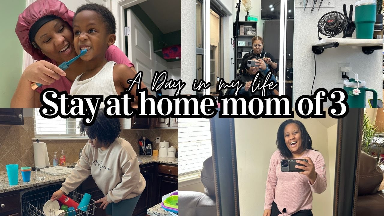 VLOG | Day in the life as a stay at home mom of 3 - YouTube