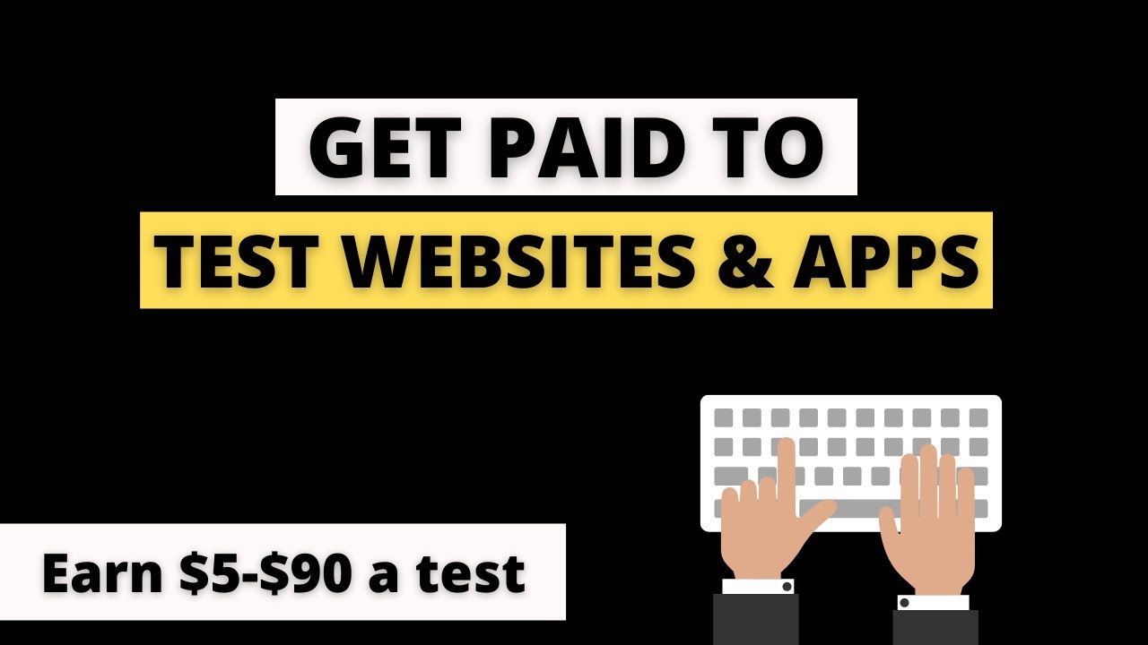 How to Get Paid to Test Websites and Apps (100% Honest) - YouTube