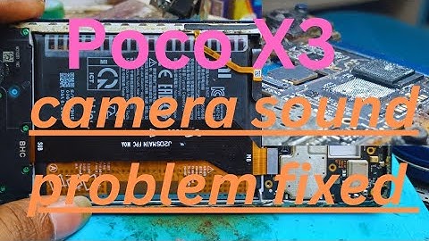 Poco X3 sound camera problem fixing l dead recover#video #emmcsupport