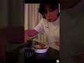When Jungkook Eat Spoonful Rice Said Damn Jk Bts Shorts 
