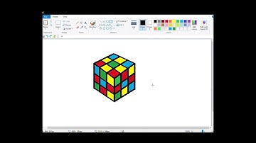 How to draw a Rubik
