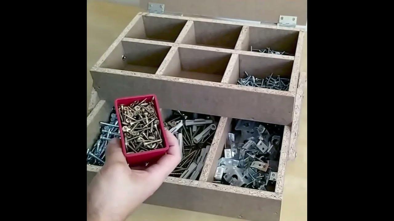 How to Make an Organizer Box for Storing Screws : 10 Steps (with Pictures)  - Instructables