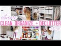 CLEAN ORGANIZE + DECLUTTER WITH ME! EXTREME CLEANING MOTIVATION 2020 HOMEMAKING #WITHME @Brianna K