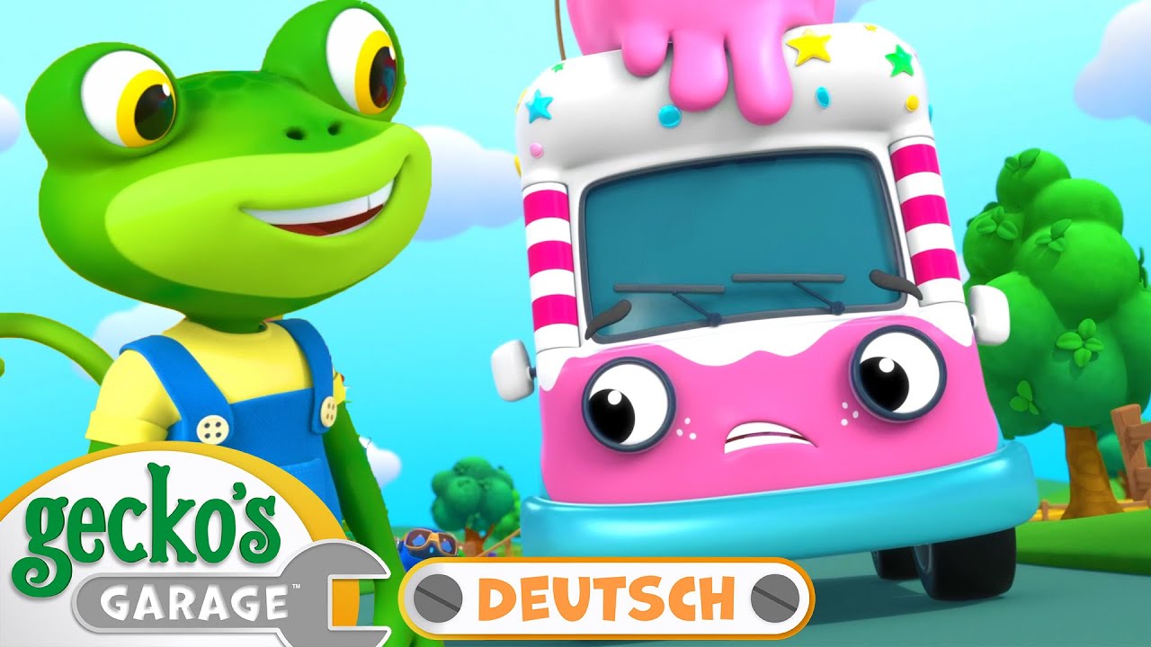 Eiswagen mit Raketenantrieb | 40-minütige Zusammenstellung｜Geckos Garage｜LKW für Kinder