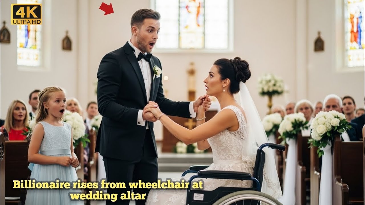 Single Dad Forced To Marry Disabled Billionaire - On Wedding, She Stood From Chair And Said.