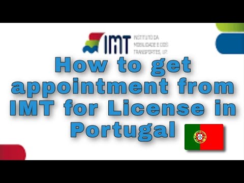How to get appointment from IMT for License in Portugal 🇵🇹 - YouTube