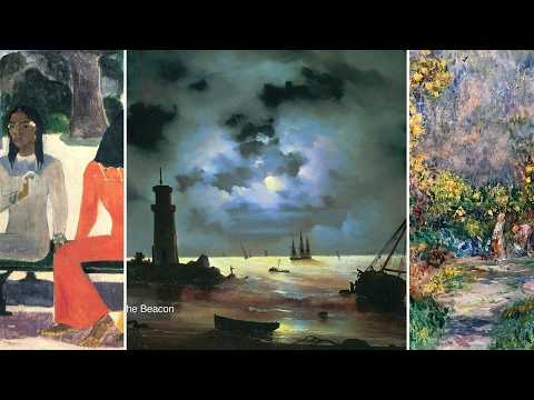 Fine Art TV — Silent Art Gallery · July 8 Night | Sea coast at night Near the Beacon… & others