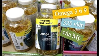 Viên uống dầu cá OMEGA 3-6-9 SUPPORTS HEART HEALTH của Mỹ