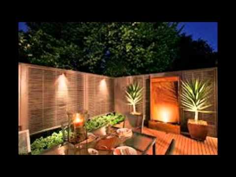 Courtyard Landscaping Pictures - YouTube