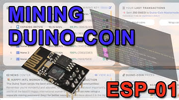 Tutorial Mining Duino Coin dengan ESP01