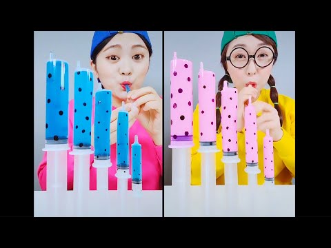 چالش TikTok ASMR Drink DONA Mukbang