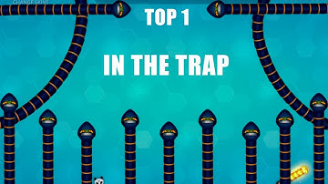 TOP 1 in the trap / Epic Snake Io Gameplay /  Electronic music