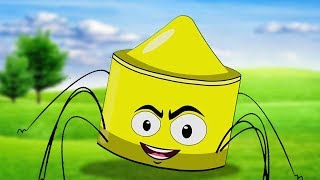 Incy Wincy Araña Vivero Rimas Canciones De Bebé Crayons Song Kids Rhymes Incy Wincy Spider