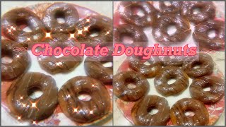 HOW TO MAKE CHOCOLATE DOUGHNUTS - easiest recipe - donuts for BEGINNERS