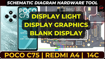 POCO C75 / REDMI A4 (24116PCC1) I LCD Display Light & Graphics | Hardware Schematic Diagram | DMR