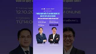 Details Webinar 7 Nghị định mới về an ninh mạng và bảo vệ dữ liệu cá nhân doanh nghiệp không thể bỏ qua Update