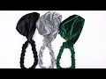 Women muslim plain turban hats braid head caps hijab turbante inner headcloth banadanas cover