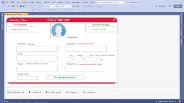 VISUAL STUDIO | COMMENT CREER UNE FORME DE CONNEXION Part-1