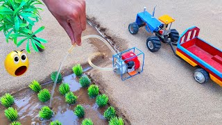 diy tractor trolley | Mini water pump | science project | @MiniCreative1 | keep villa