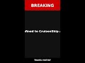 Norovirus Death Quarantines Cruise Ship in Bordeaux!