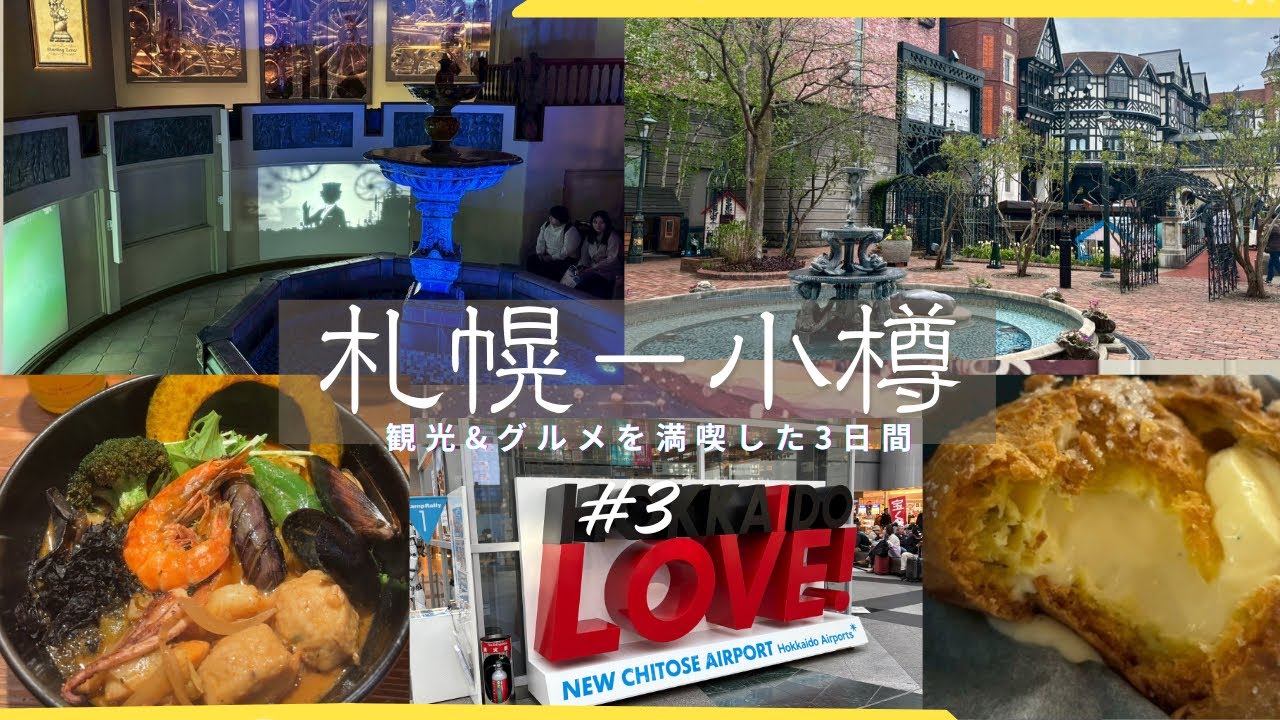 [Hokkaido Vlog #3] Моя первая поездка на Хоккайдо на 3 дня и 2 ночи. Приготовление сладостей в па...