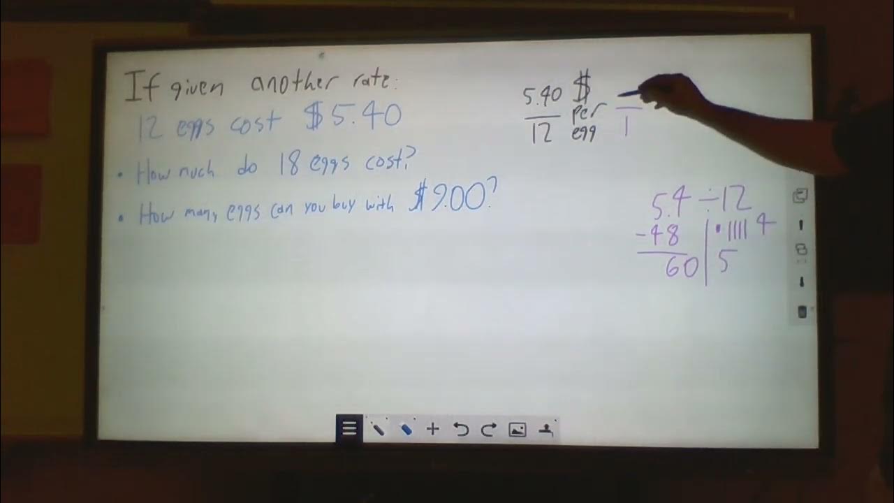 Using a unit rate template to solve rate problems youtube