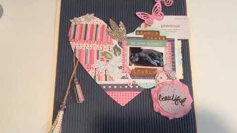 My first 8 1/2 x 11 layout