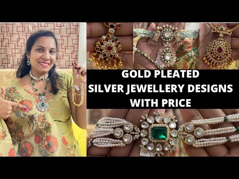 Gold Plated Silver Jewellery Collection with Price | Low Price Per gram in budget