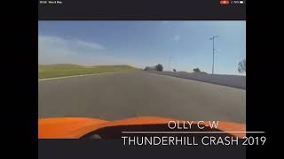 Superkarts Go Kart Crash Thunderhill Raceway