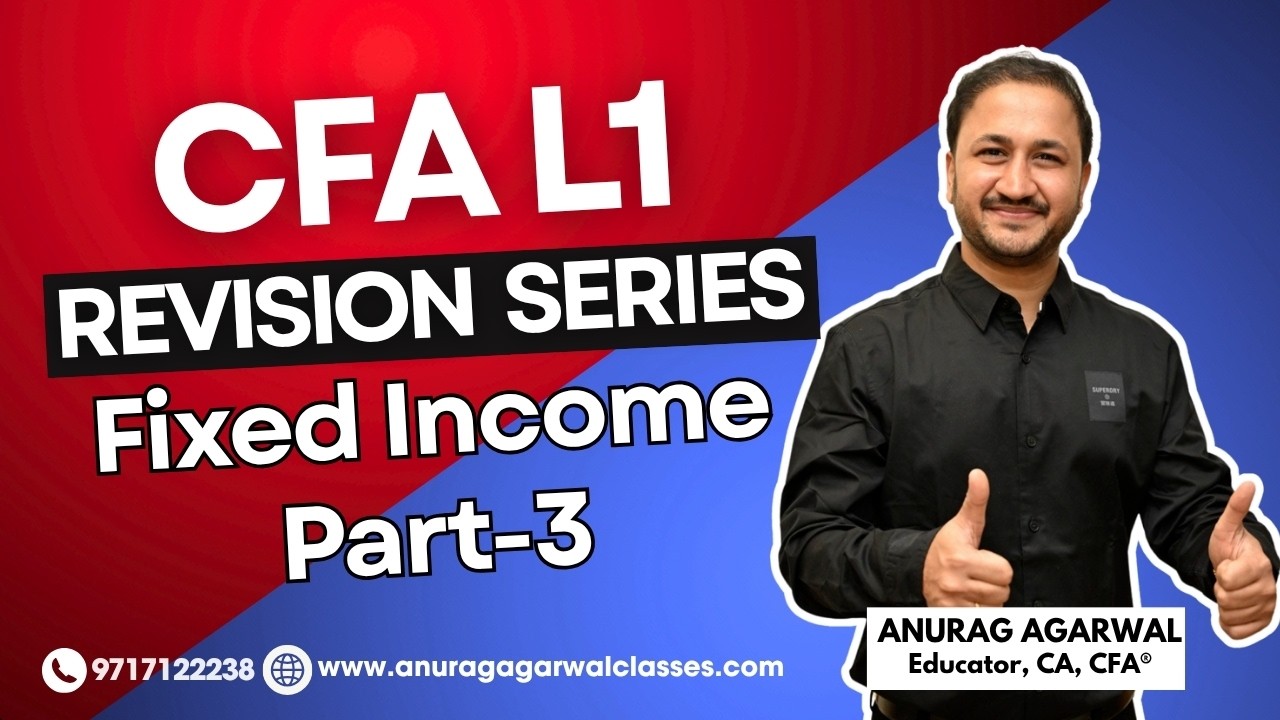 CFA L1 Fixed Income Revision Class Part-3