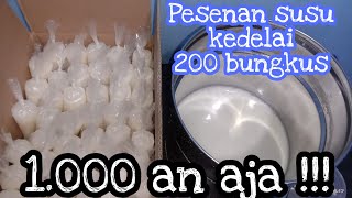 Download Lagu Buat pesenan susu kedelai 200 bungkus \u0026 perbungkusnya 1.000 aja !! MP3